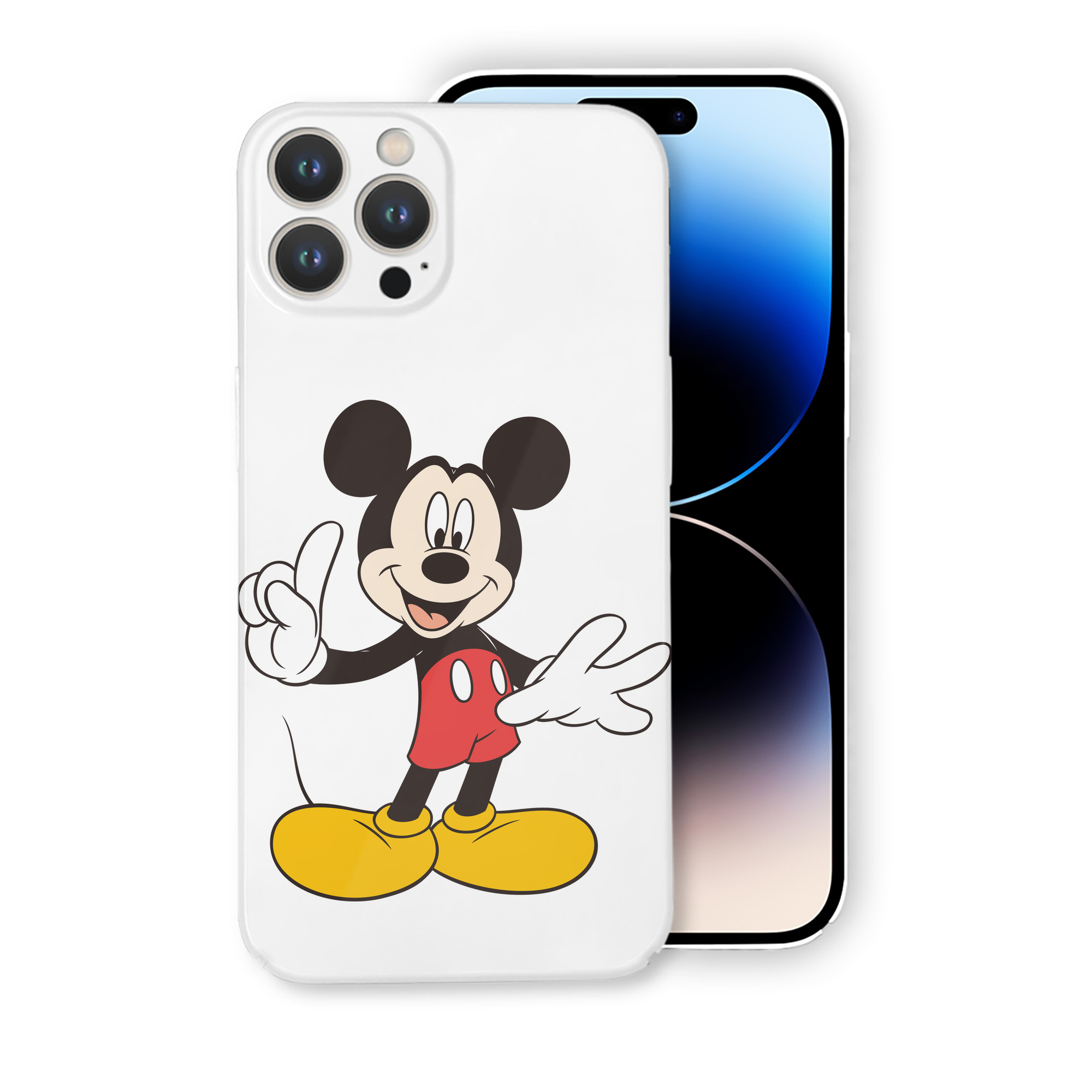 （画像用） ミッキーマウス Mickey Mouse 【iPhone 14シリーズ対応】ハードケース